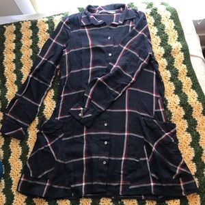 Zara plaid schoolgirl flannel dress